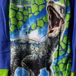 Jurassic world Pajama Set - Blue and Green size 4